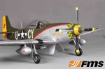 FMS Mini P51 Mustang 800 Series ARTF Electric Warbird Without TX/RX - Blue